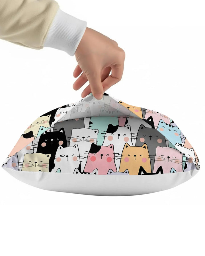 Purrfect Crowd Pillow Case
