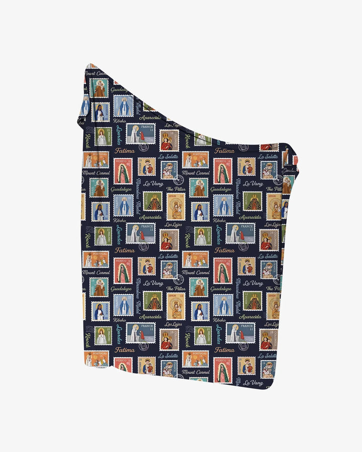 Our Lady, Around the World swaddle blanket