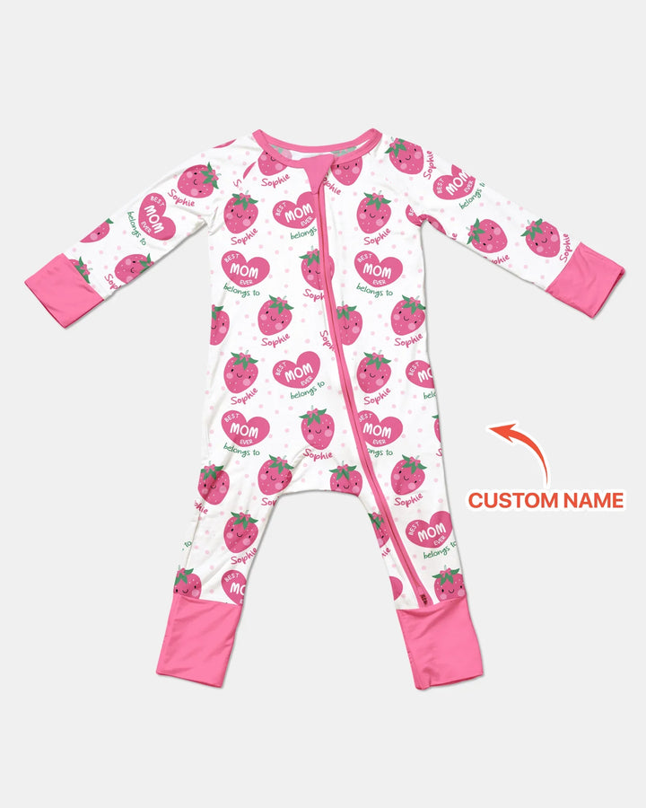 Custom Name Best Mom Ever Belongs to Bamboo Convertible Zippy