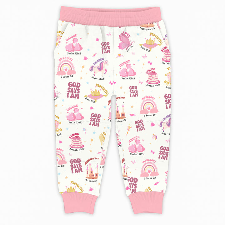 God Says I Am Girl Jogger