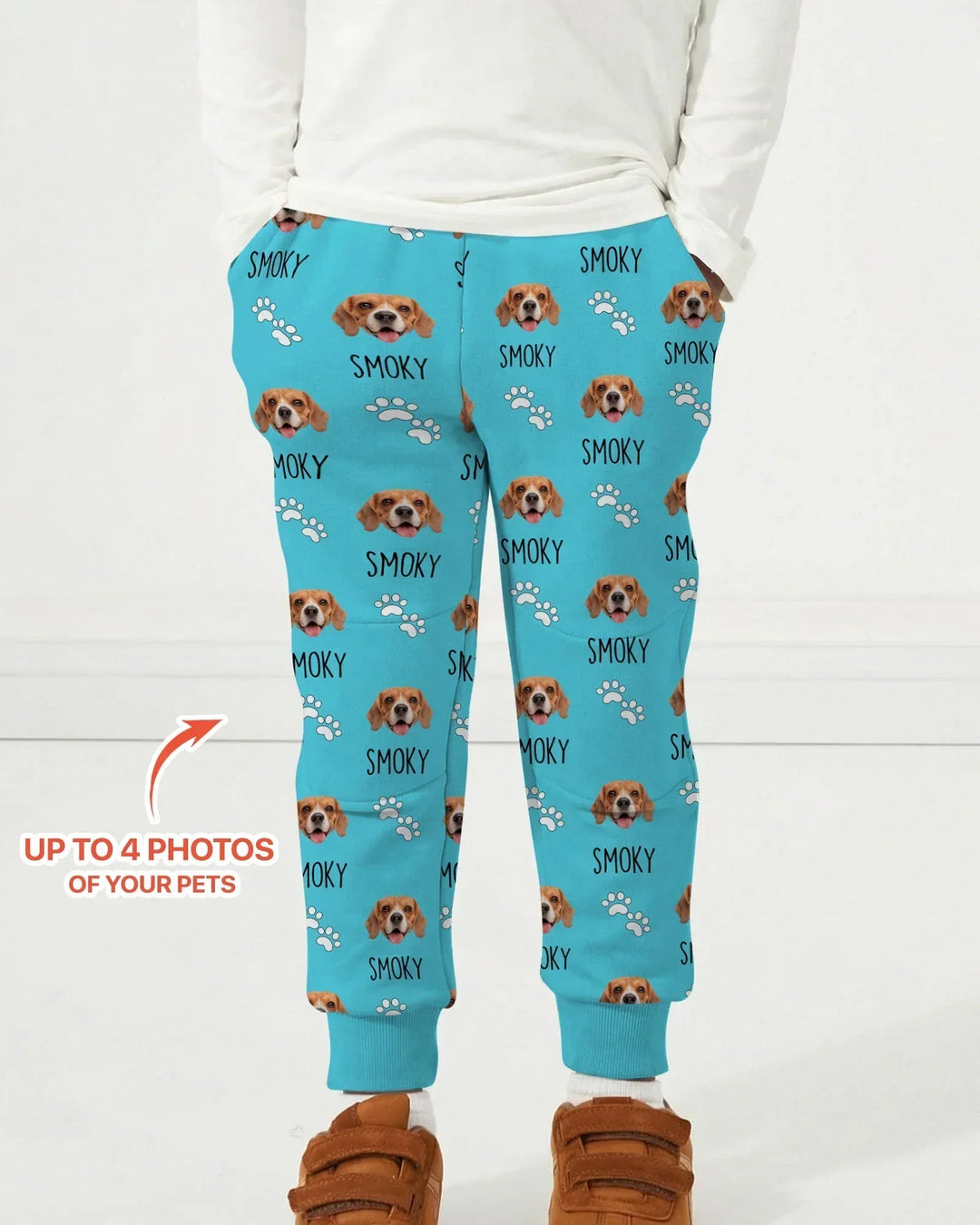 Custom Name and Pet Photos Jogger
