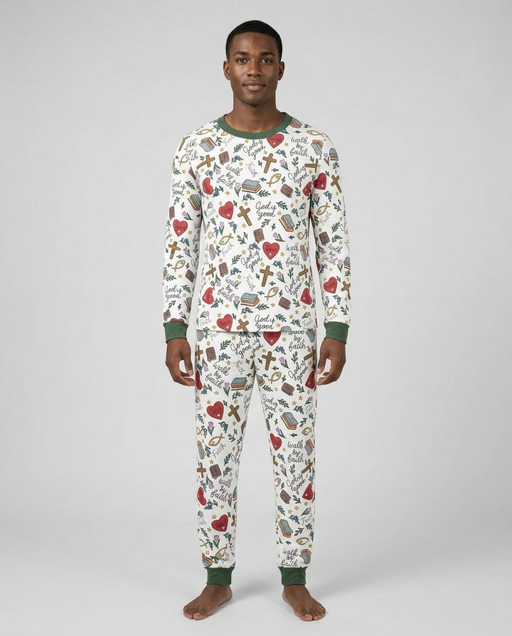 plantilla Conjunto de Pijama de Bambú para Hombre