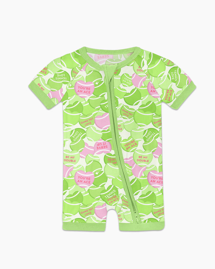 Tennis Candy Family Matching Bamboo Shorty Zippy