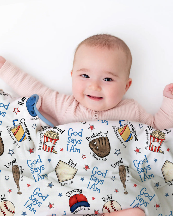 Christian Baseball Blanket