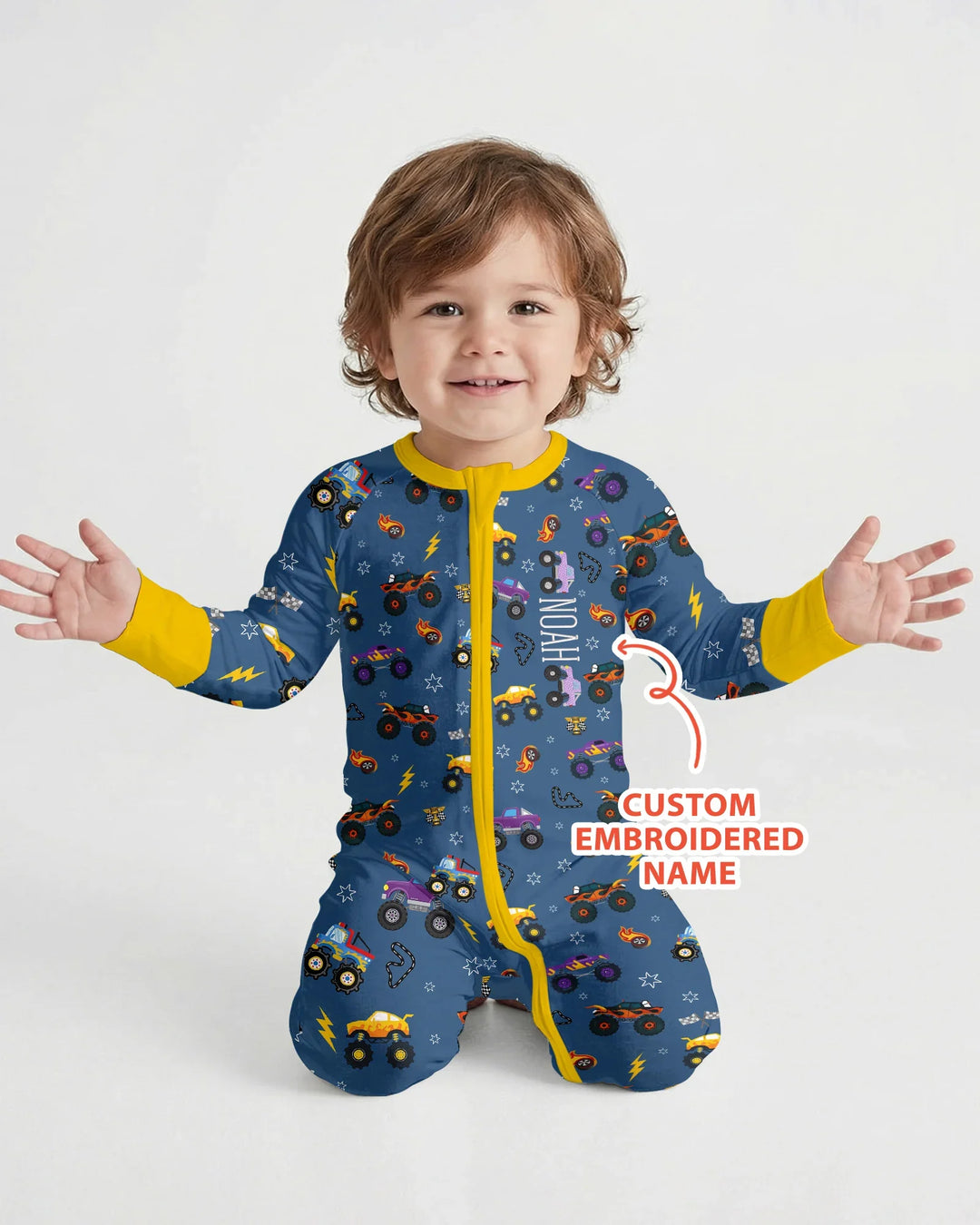 Gerippte Babykleidung mit individuellem Foto - Weich &amp; Skizzenhaft
