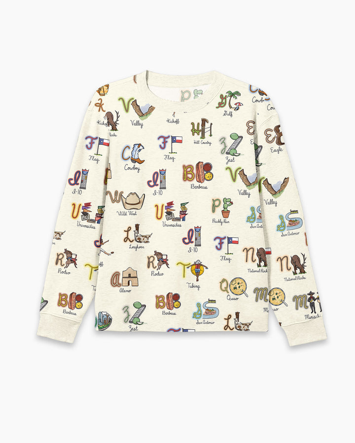 Texas Alphabet Bamboo Men's Pajama Set
