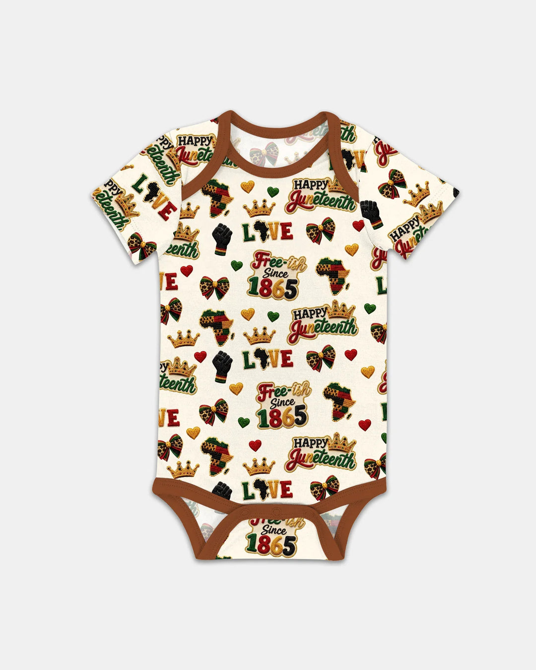 Juneteenth Free-ish Since 1865 Bamboo Bodysuit