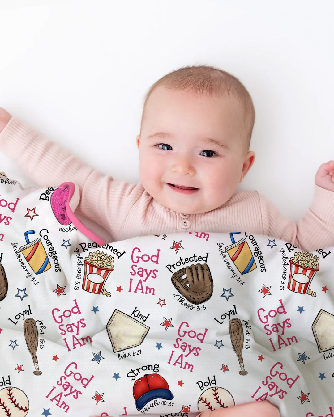 Christian Baseball Blanket