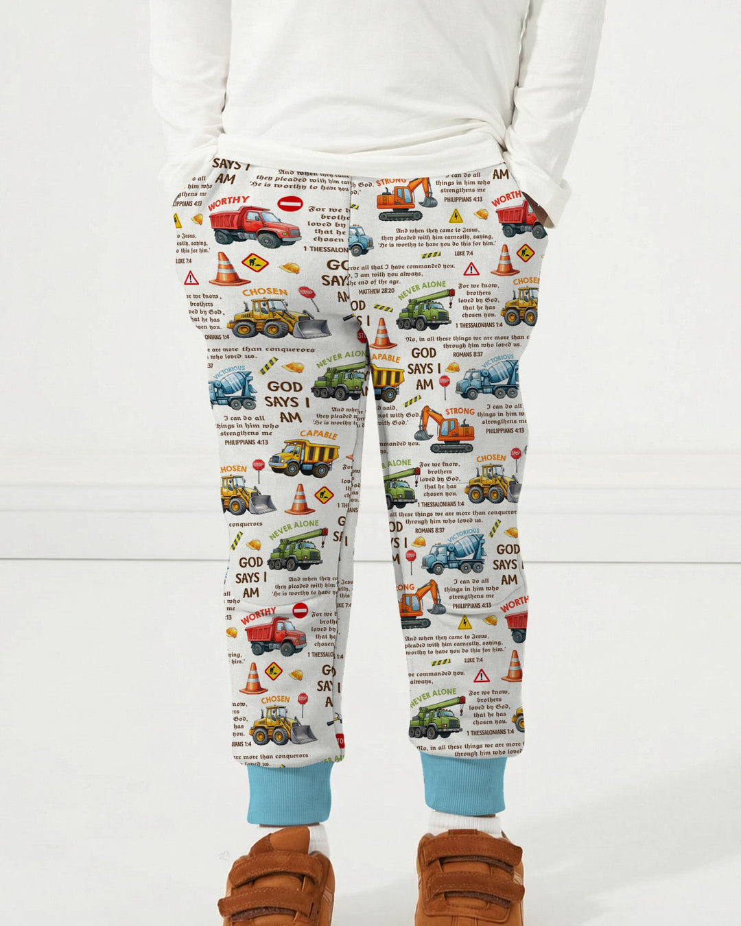 Bible Verse Construction Trucks  Jogger