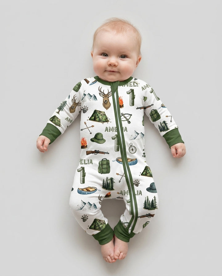 Personalized Birthday Camper Bamboo Convertible Zippy