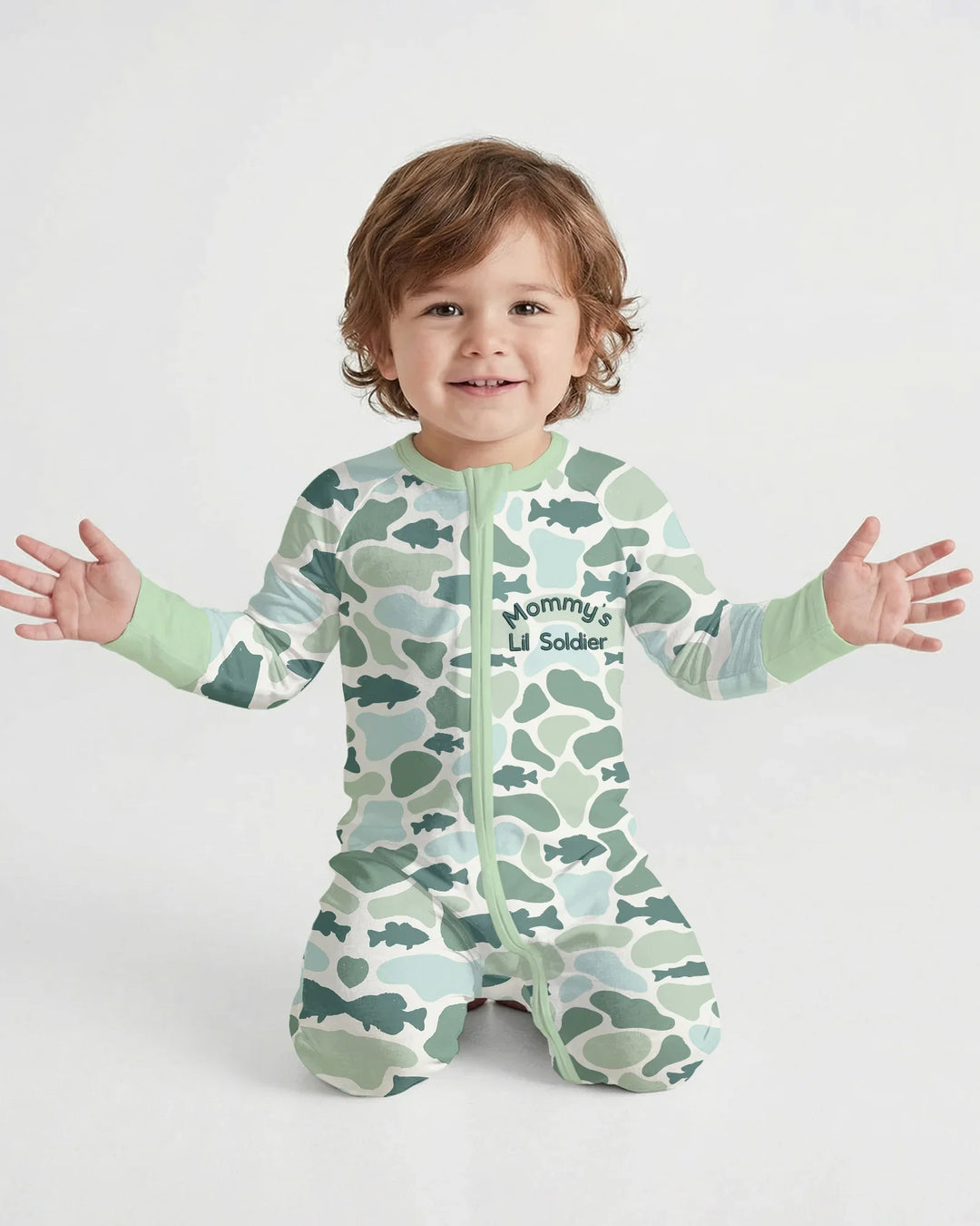 Gerippte Babykleidung mit individuellem Foto - Weich &amp; Skizzenhaft