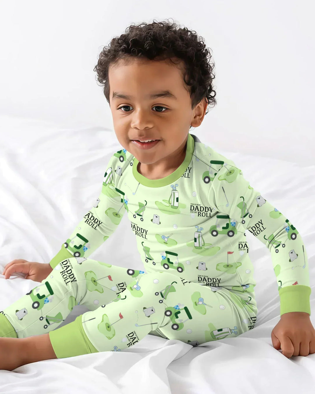 Daddy Golf Team Two Piece Long Sleeve Pajama Set