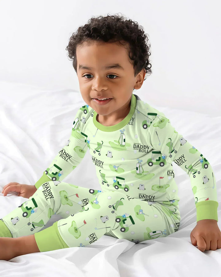 Daddy Golf Team Two Piece Long Sleeve Pajama Set