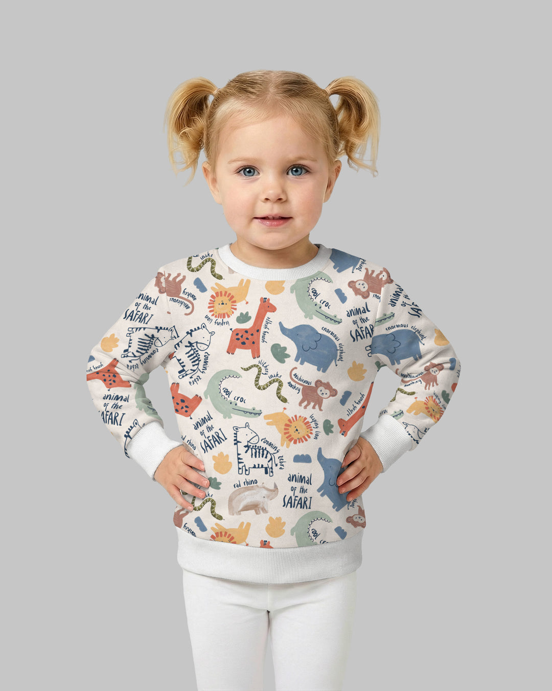 Funny African Animals Crewneck Sweatshirt