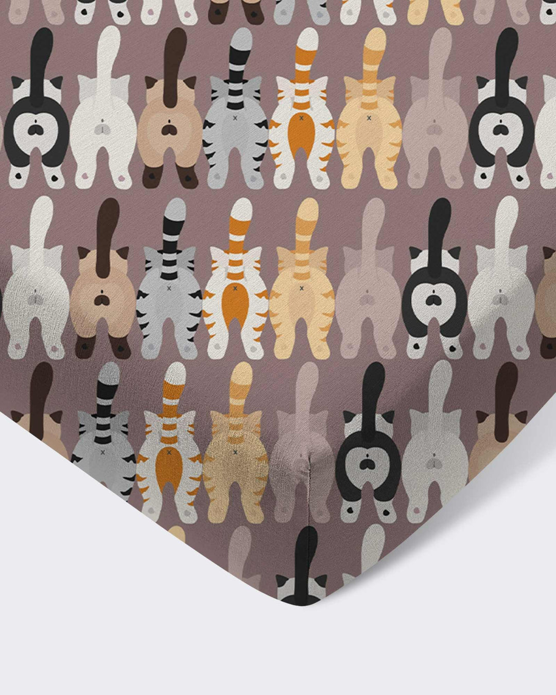 Cheeky Tails Bamboo Fitted Crib Sheet