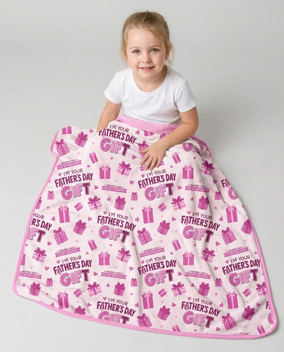 I'm Your Father's Day Gift Bamboo Blanket