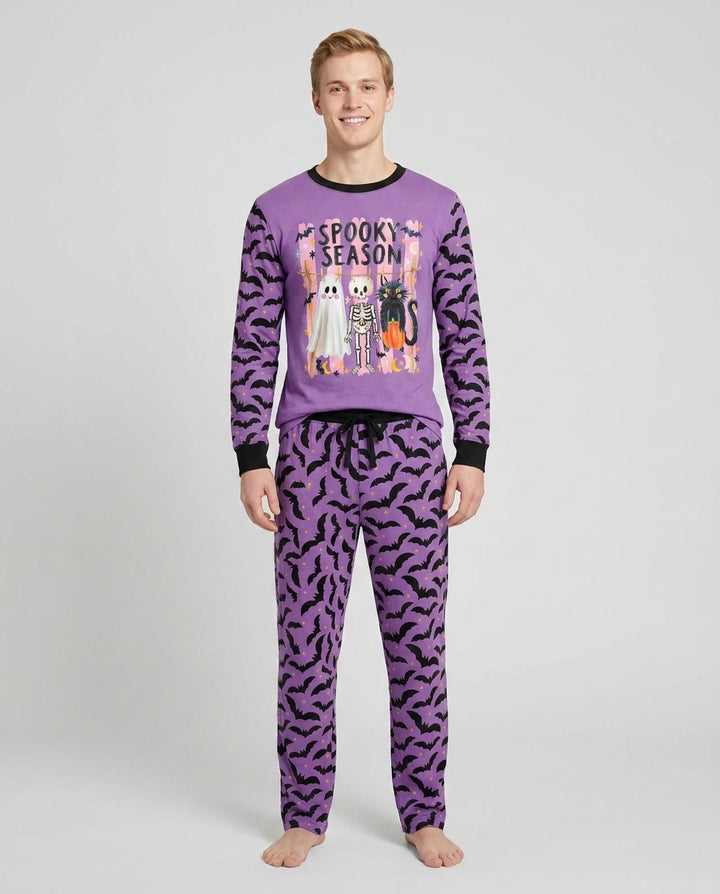 Bats & Boos Family Matching Bamboo Men's Pajama Set