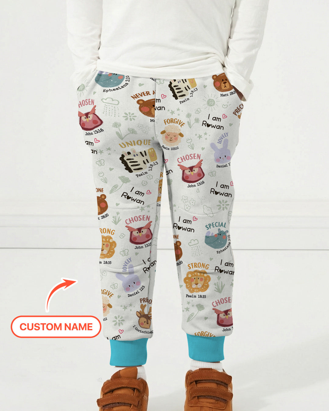 God’s Little Zoo Custom Name Jogger