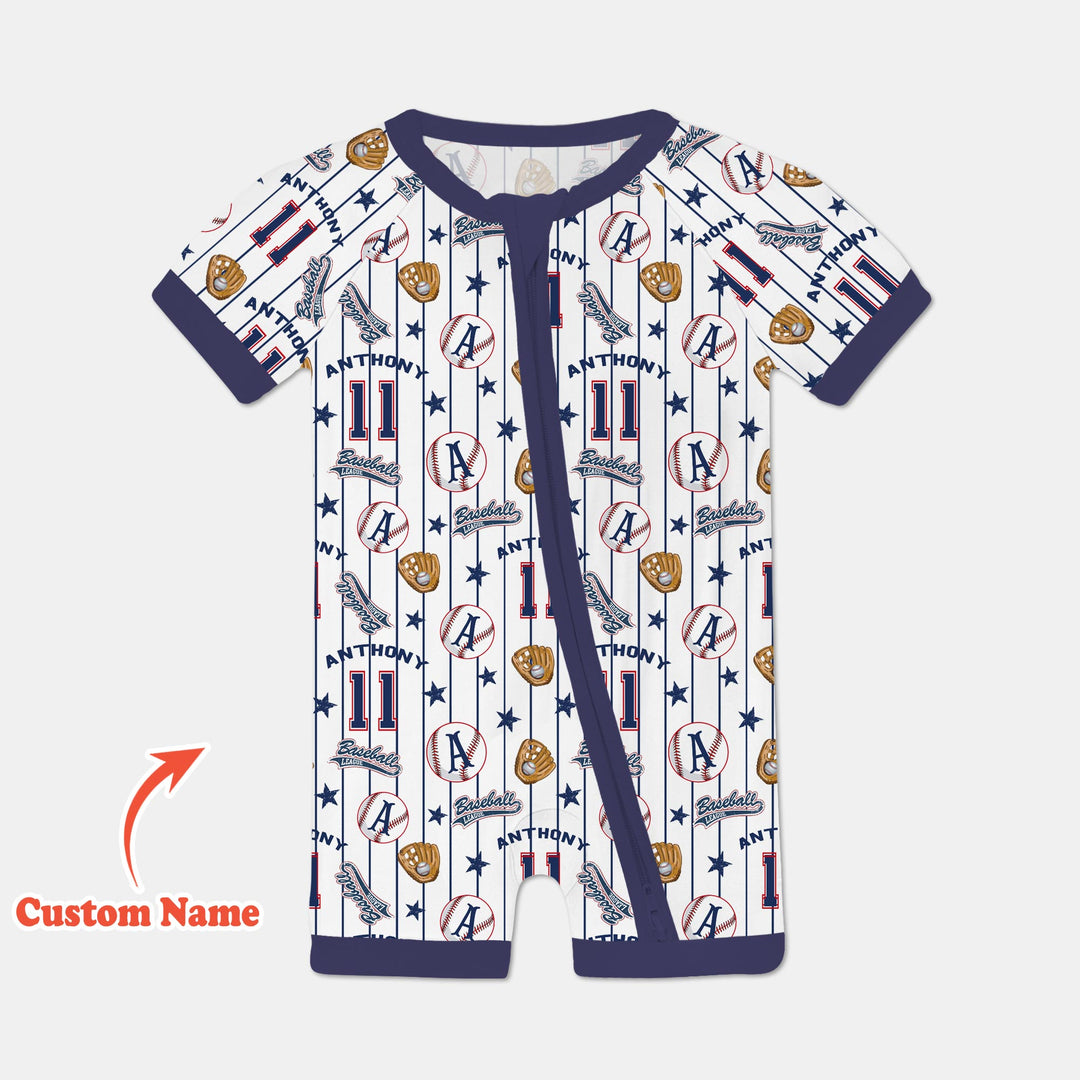 Custom Name Baseball Time Shorty Zippy