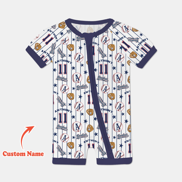 Custom Name Baseball Time Shorty Zippy