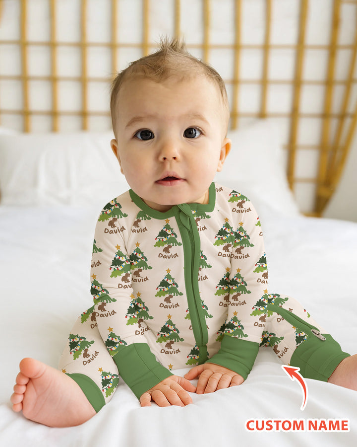 Dino Christmas Tree Bamboo Convertible Zippy