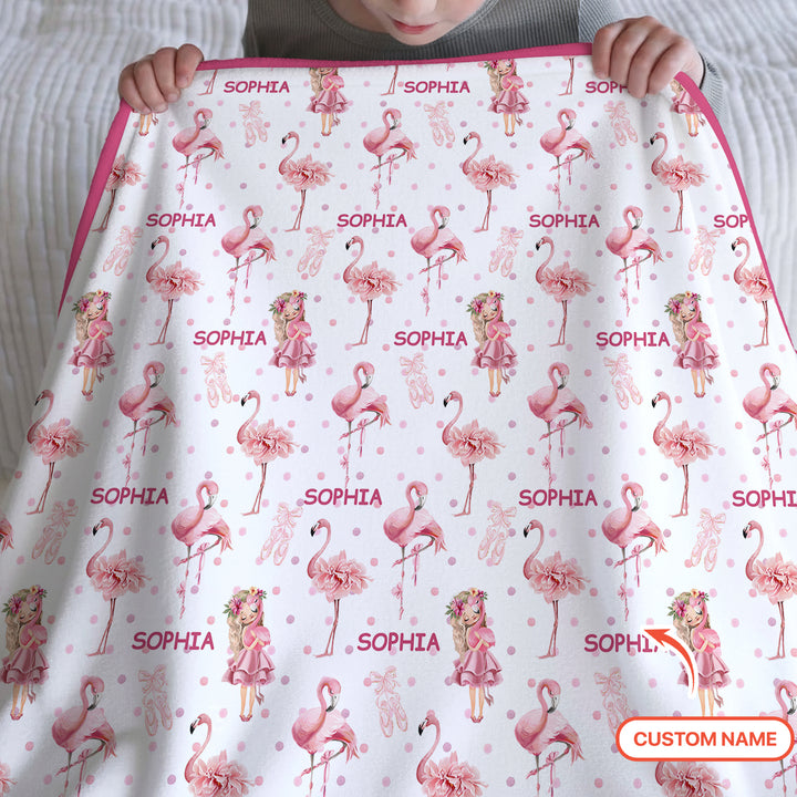 Little Ballerina Dreams Toddler Blanket