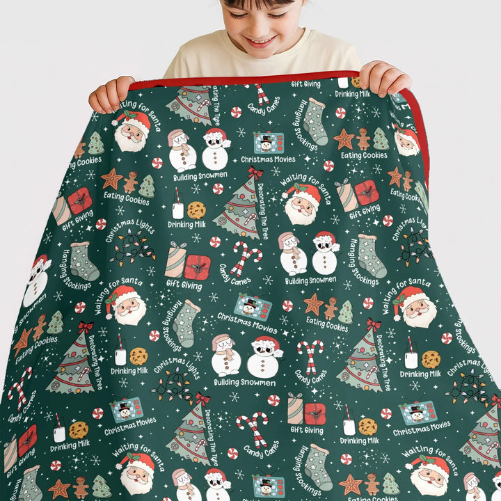 Christmas Things Toddler Blanket