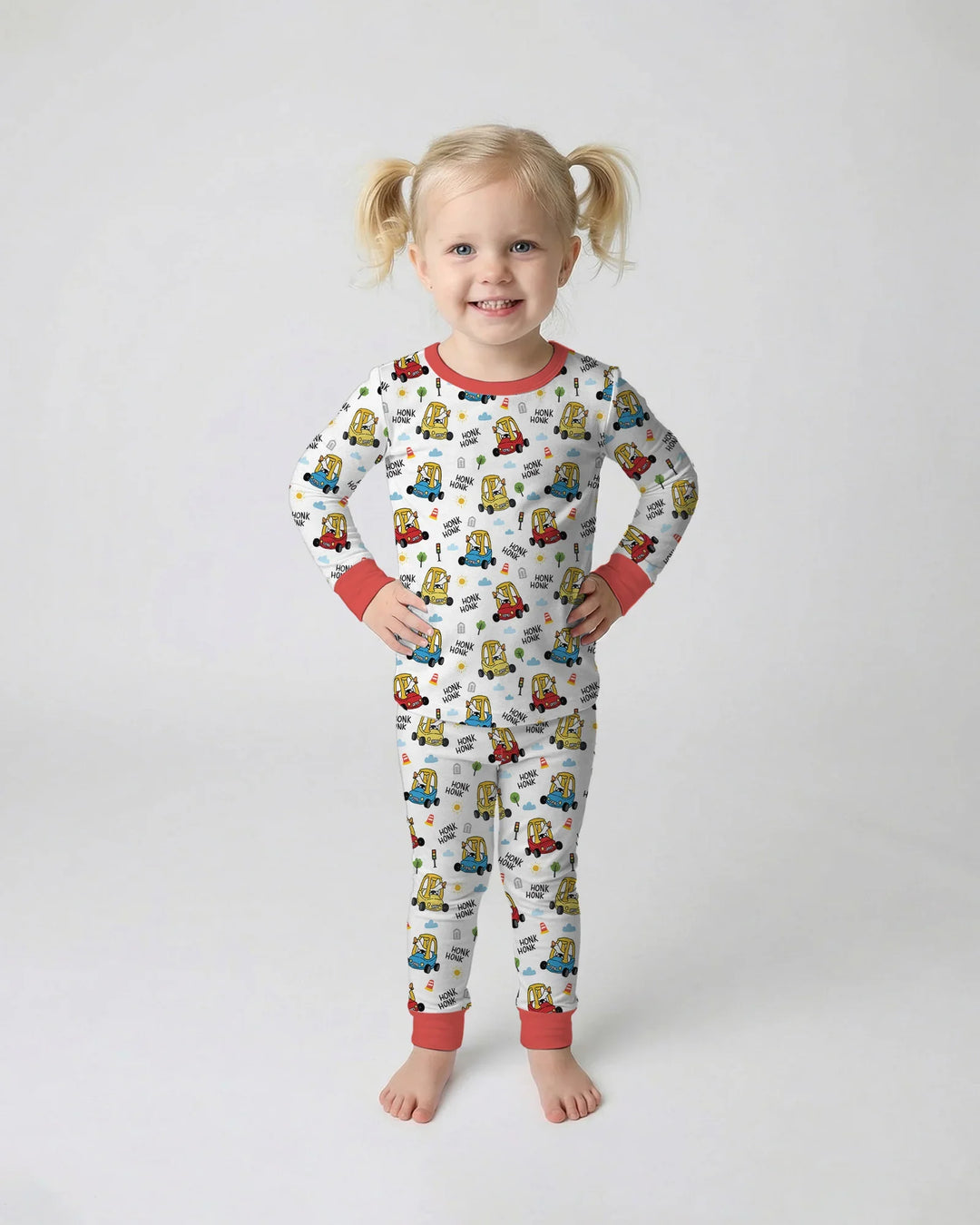 Honk Honk Silly Goose Bamboo Two Piece Long Sleeve Pajama Set