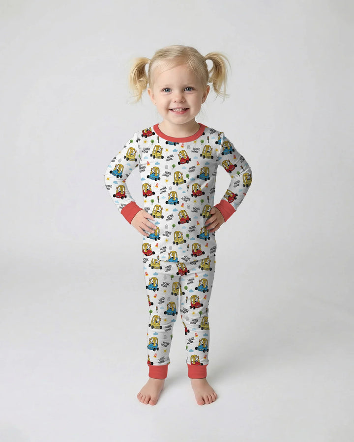 Honk Honk Silly Goose Bamboo Two Piece Long Sleeve Pajama Set