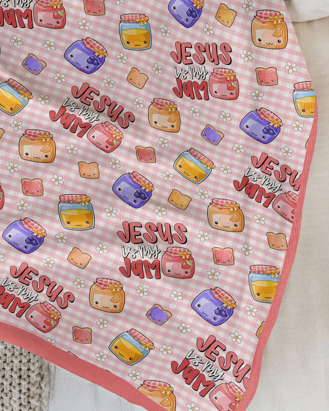 Jesus is My Jam Bamboo Blanket