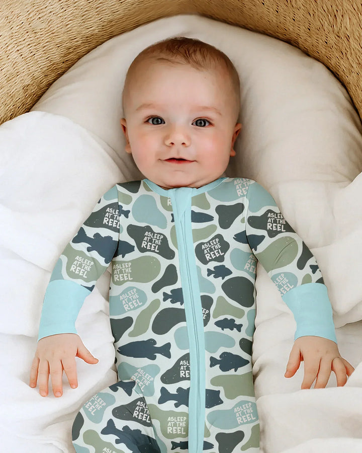 Asleep At The Reel Matching Daddy & Me Convertible Zippy