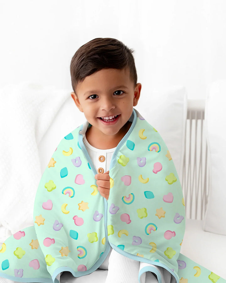 Pastel Lucky Charms Scatter Blanket