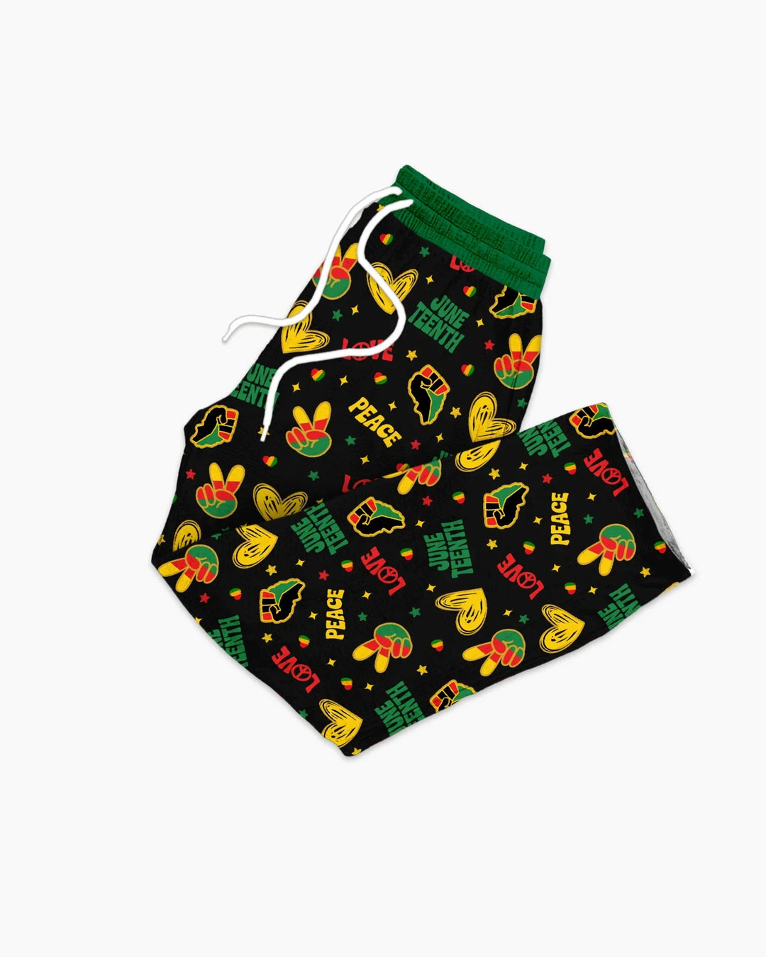 Peace Love Juneteenth Bamboo Men's Pajama Set