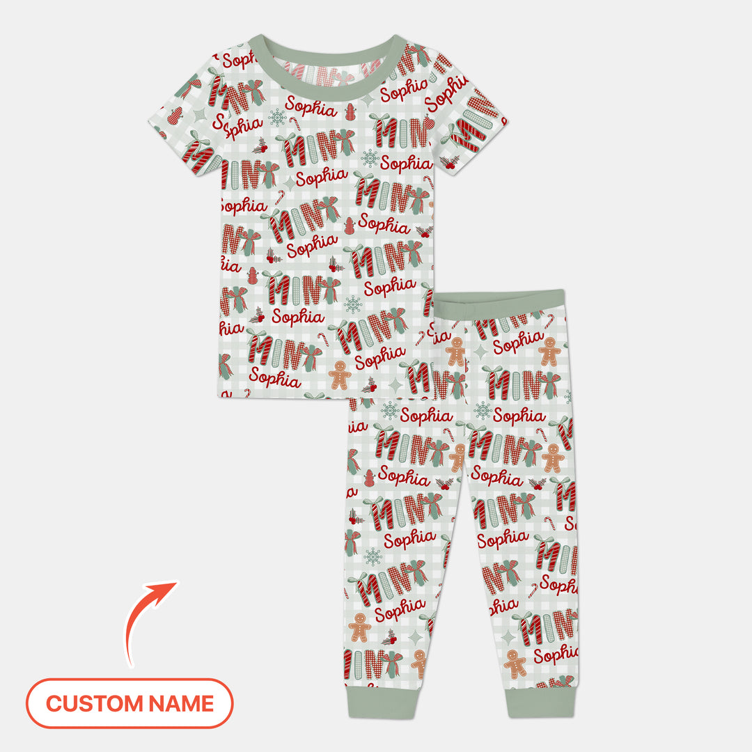 Zweiteiliges, kurzärmliges Pyjama-Set mit Marienkäfern
