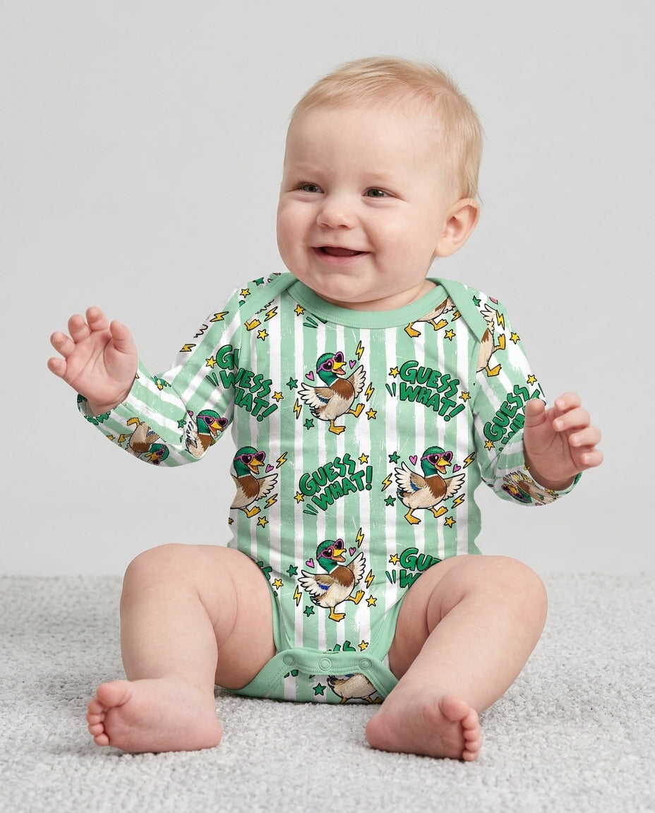 Guess What Mallard Butt Bamboo Bodysuit