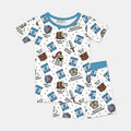 Armor of God Bamboo Two Piece Short Sleeve Shorts Pajama Set