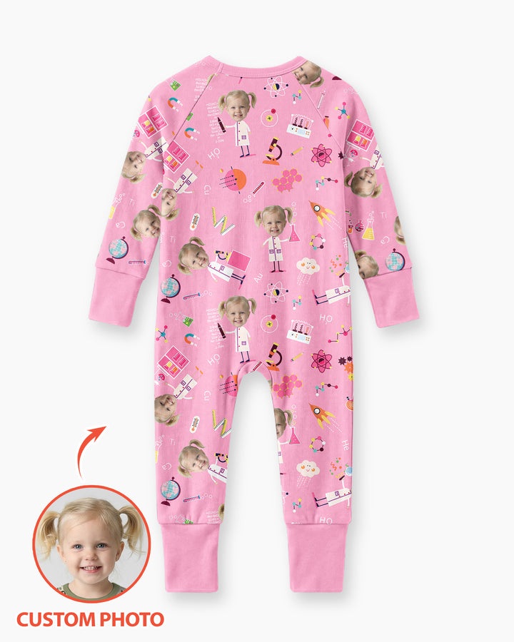 Custom Image Chemical Laboratory Bamboo Convertible Zippy