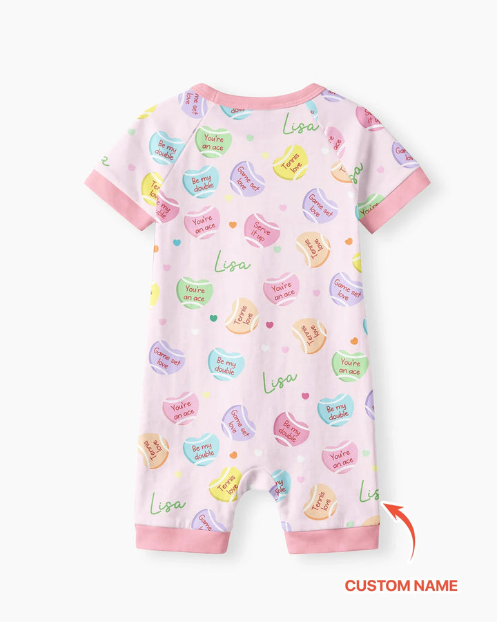 Plantilla PERSONALIZADA de Bambú Pijama Corto con Cremallera