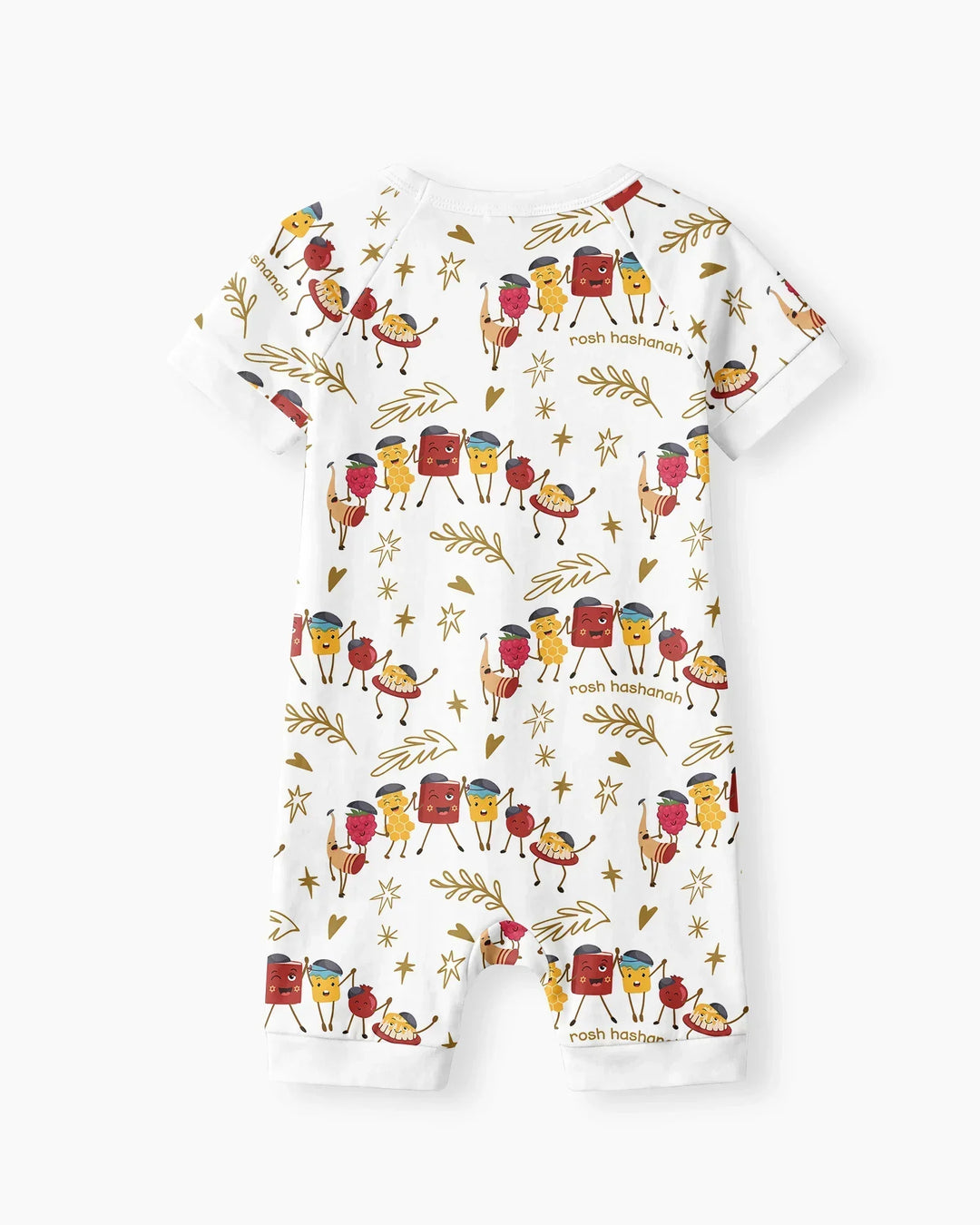 Let's Celebrate Rosh Hashanah Bamboo Shorty Zippy