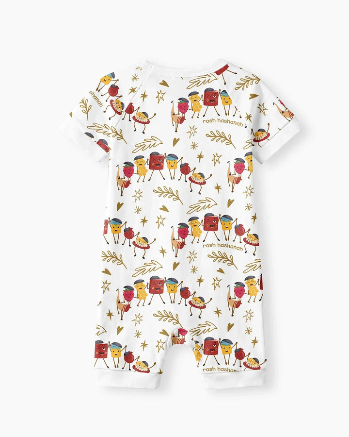 Let's Celebrate Rosh Hashanah Bamboo Shorty Zippy