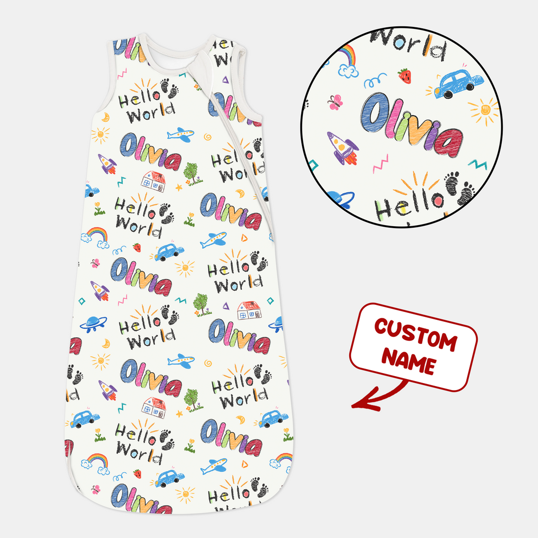 Custom Name "Hello World" - Sleep Bag