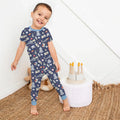 Christmas Train Bamboo Two Piece Short Sleeve Pajama Set
