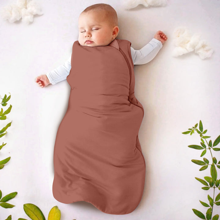 Redish Brown Baby Sleep Bag Bamboo – Cozy & Lightweight