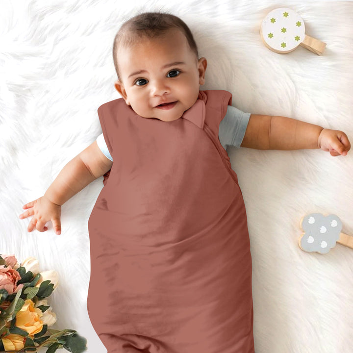 Redish Brown Baby Sleep Bag Bamboo – Cozy & Lightweight