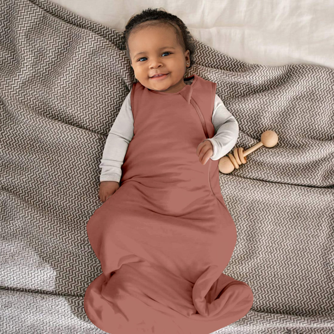 Redish Brown Baby Sleep Bag Bamboo – Cozy & Lightweight