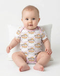 Gerippte Babykleidung mit individuellem Foto - Weich &amp; Skizzenhaft