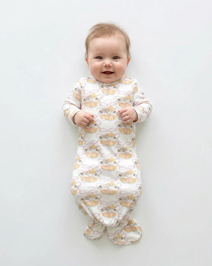 Vestido anudado de bambú Luciérnagas
