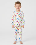 Conjunto de pijama de dos piezas de bambú con mangas largas, plantilla PERSONALIZADA