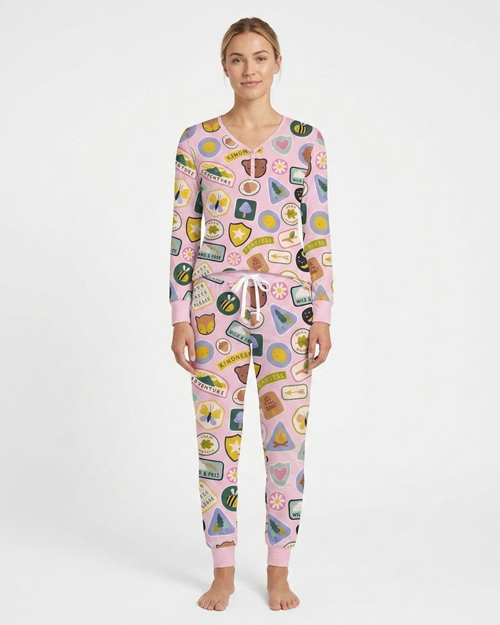 Vorlage Bambus Damen Pyjama Set