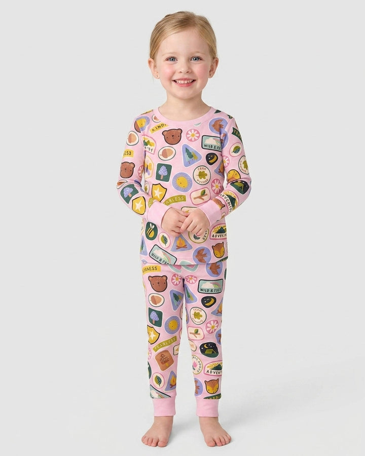 Little Explorer Bamboo Two Piece Long Sleeve Pajama Set